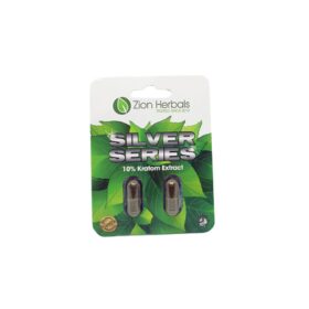 Zion Herbals Silver Series 2 Capsule Kratom Extract Blister Pack