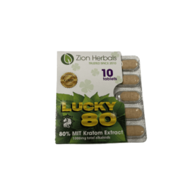 Zion Herbals Lucky 80% MIT Capsules/Tablets