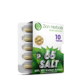 Zion Herbals 65 Salt with 65% MIT Tablet Kratom