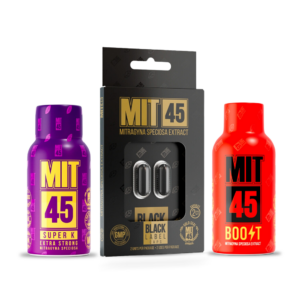 MIT45 - 3 MIX Bundle Boost Super K Extra Strong Black Label Capsules Mitragyna Speciosa Extract
