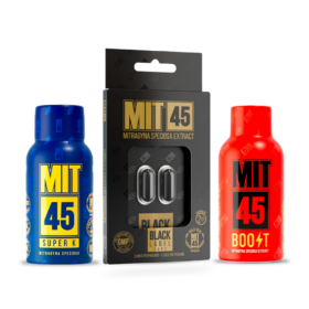 MIT45 - 3 MIX Bundle Boost Super K Black Label Capsules Mitragyna Speciosa Extract